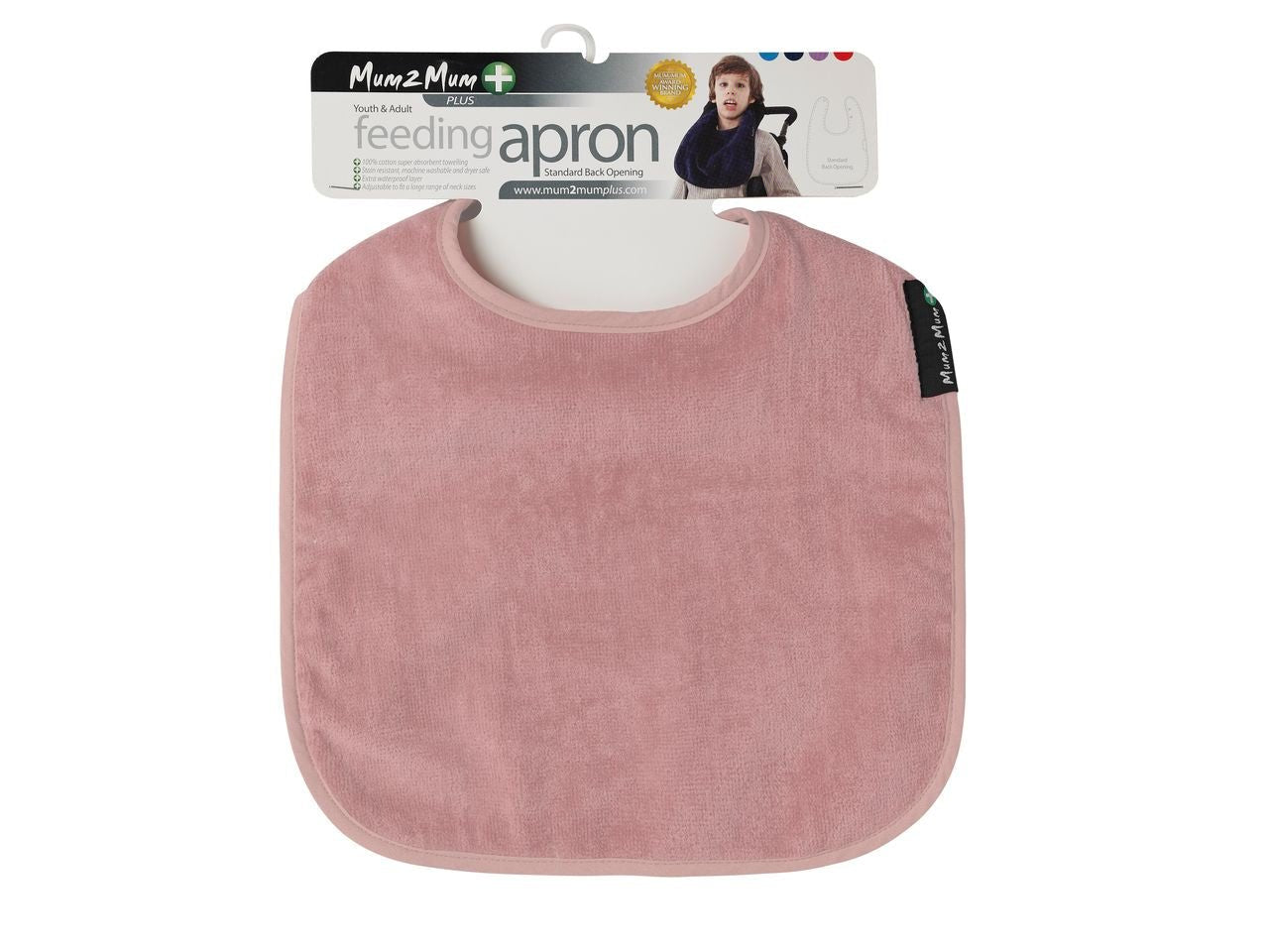 3 PACK Mum 2 Mum PLUS Clothing Protector - Dusty Pink / Cerise / Purple - Baby&More