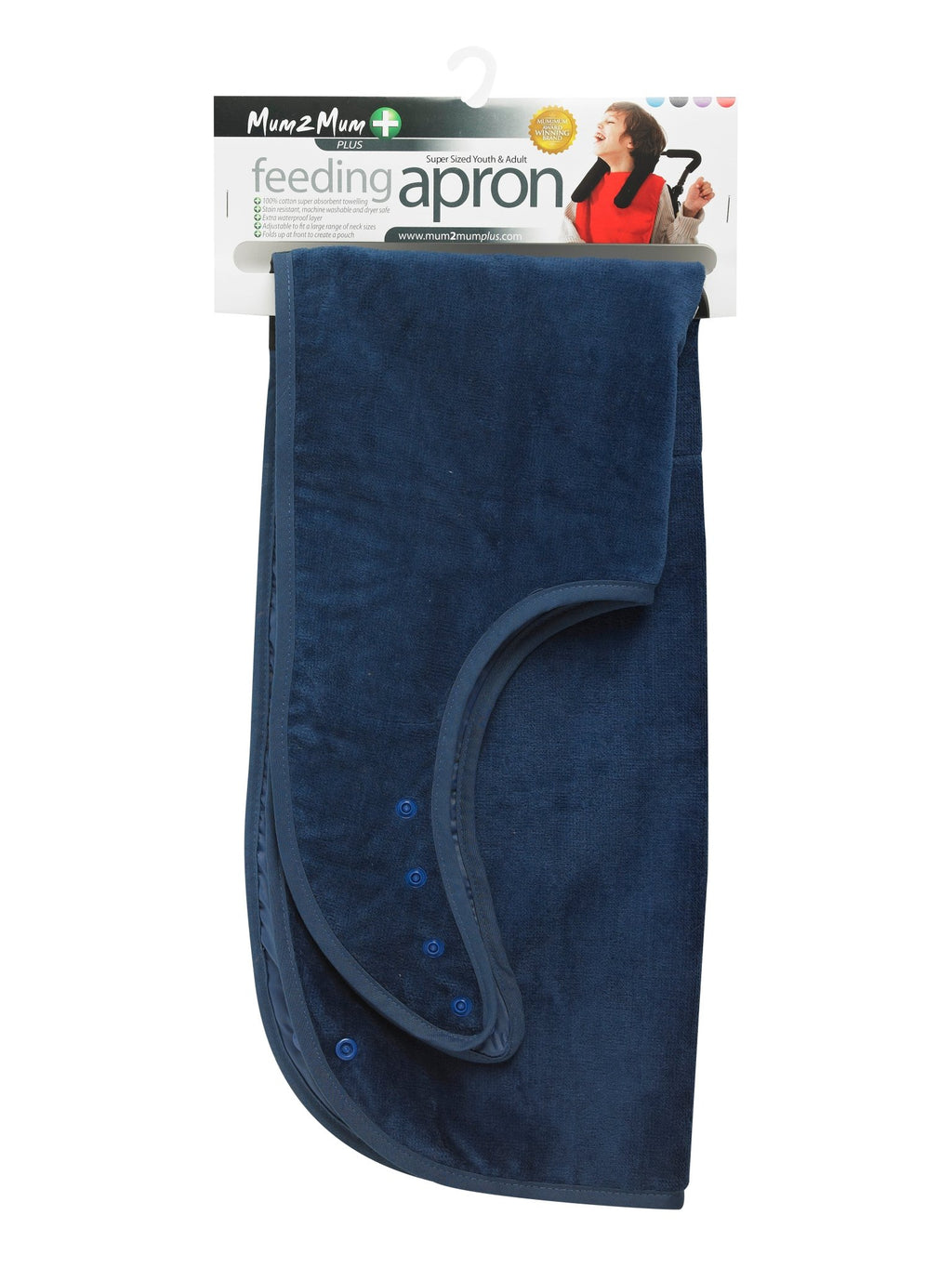 3 PACK - Mum 2 Mum PLUS Supersized Clothing Protector - BLUES - Baby&More