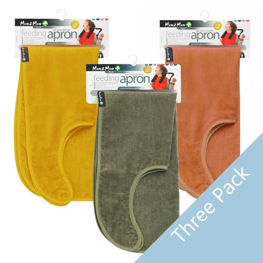 3 PACK Mum 2 Mum PLUS Supersized Clothing Protector - Rust / Mustard / Olive - Baby&More