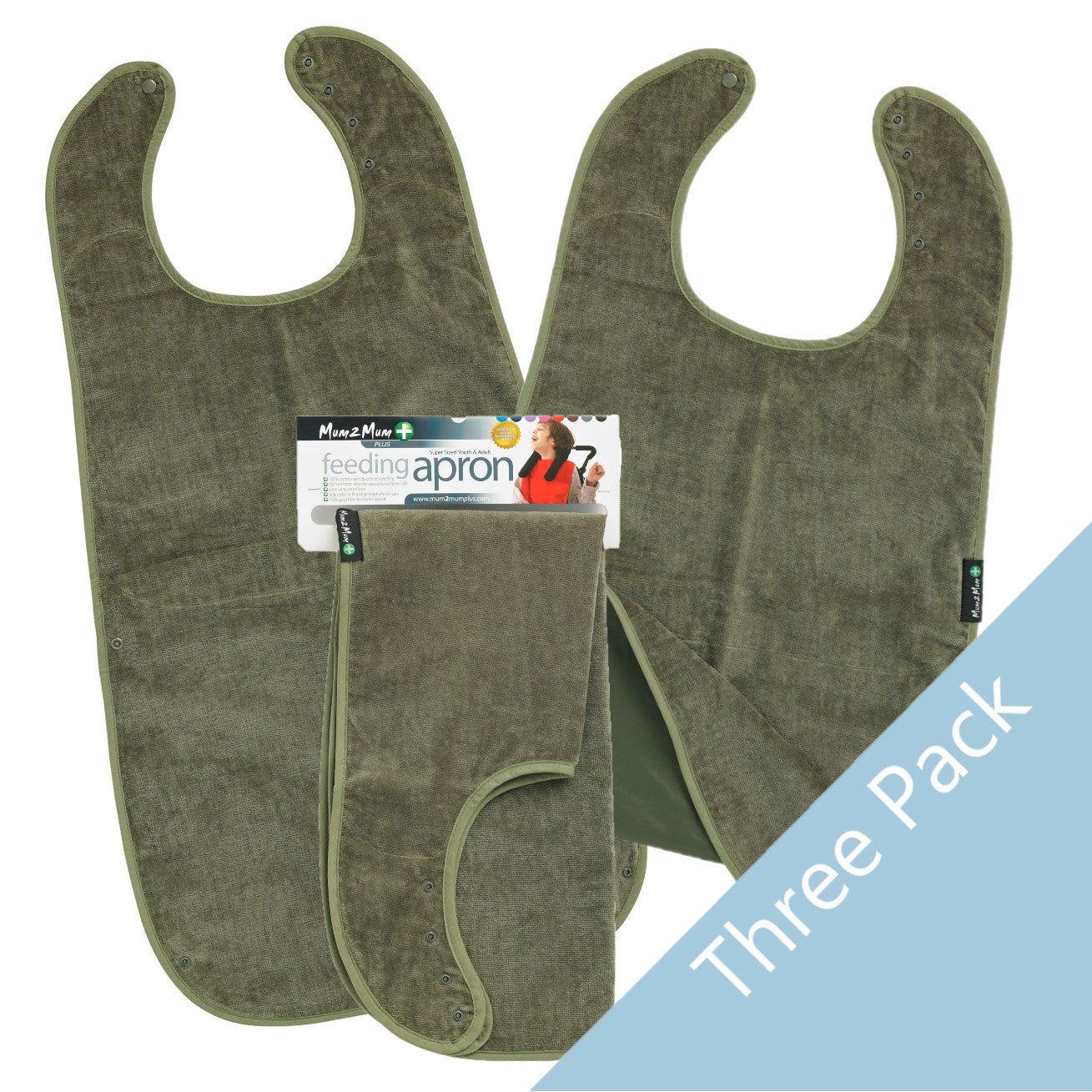 3 PACK - Mum 2 Mum PLUS Supersized Clothing Protectors - 3 THE SAME COLOUR - Baby&More