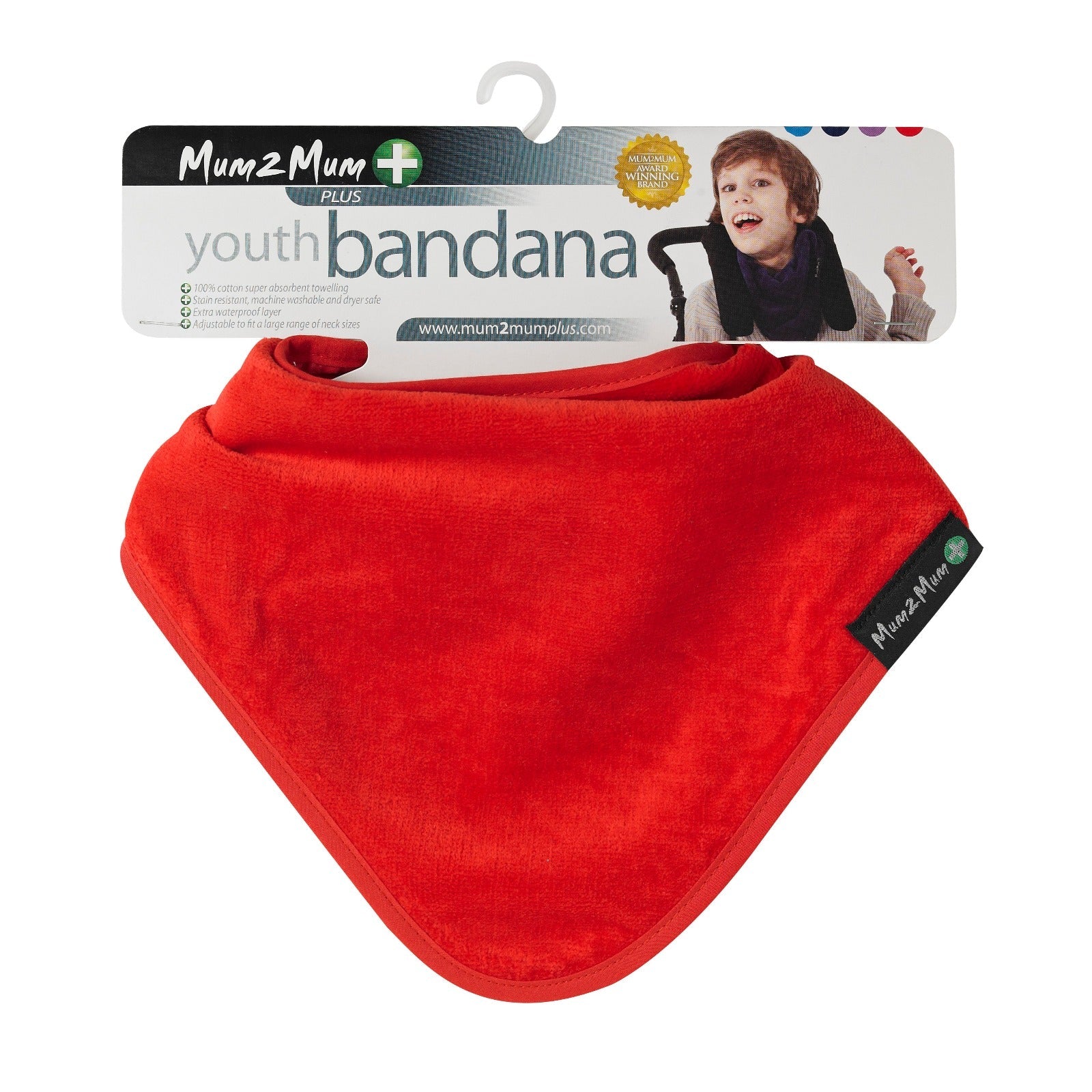 3 PACK - Mum 2 Mum PLUS Youth Bandana - 3 THE SAME COLOUR - Baby&More