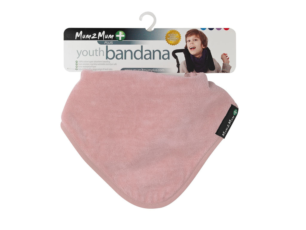 3 PACK - Mum 2 Mum PLUS Youth Bandana - Dusty Pink / Cerise / Purple - Baby&More