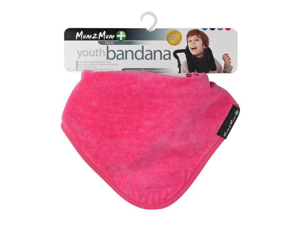 3 PACK - Mum 2 Mum PLUS Youth Bandana - Dusty Pink / Cerise / Purple - Baby&More