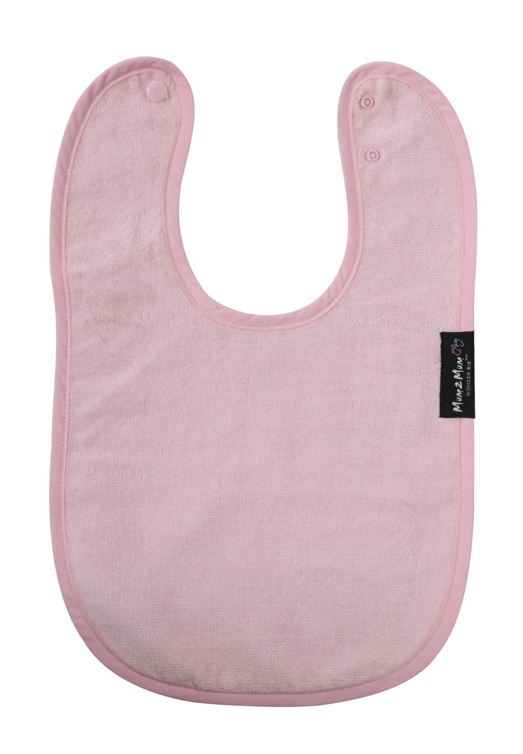 3 PACK - Mum 2 Mum Standard Bibs - Cerise / Purple / Baby Pink - Baby&More