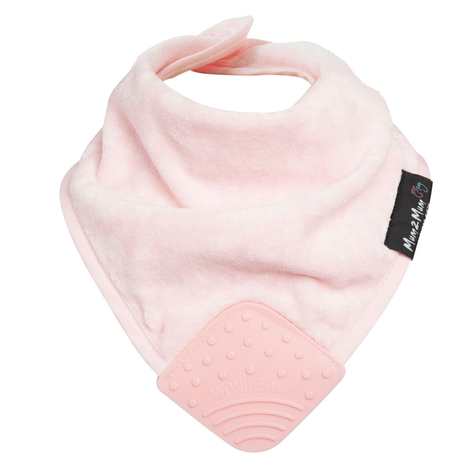 3 PACK - Mum 2 Mum Teething Bandana Wonder Bib - Baby Pink / Purple / Red - Baby&More