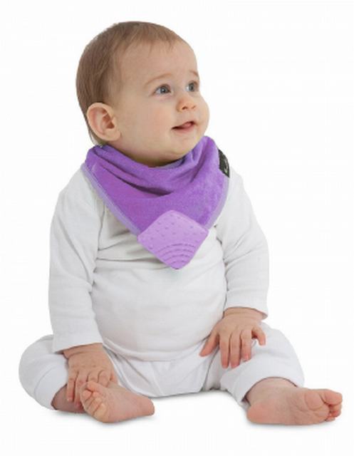 3 PACK - Mum 2 Mum Teething Bandana Wonder Bib - Baby Pink / Purple / Red - Baby&More