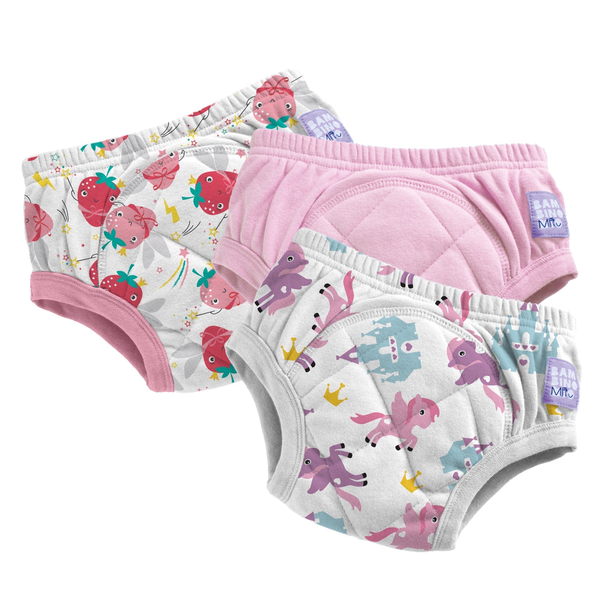3 Pack Reusable Potty Training Pants in Combo Pink - Enhanced Design - Baby&More