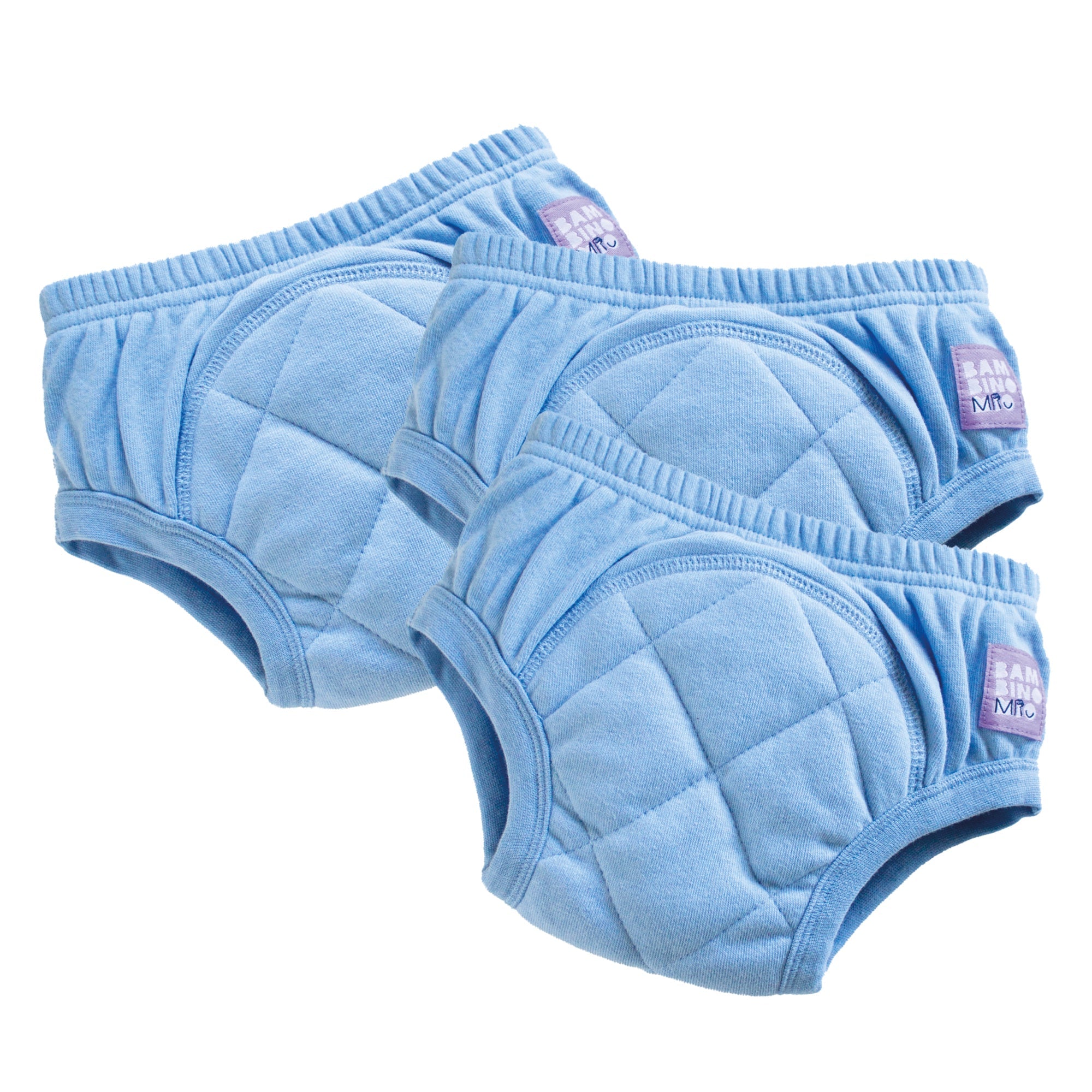 3 Pack Reusable Potty Training Pants in Light Blue - Enhanced Design - Baby&More