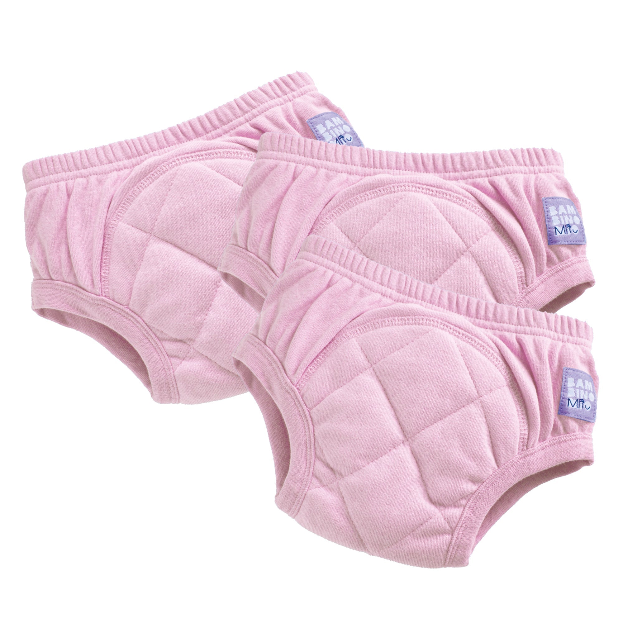 3 Pack Reusable Potty Training Pants in Light Pink - Enhanced Design - Baby&More