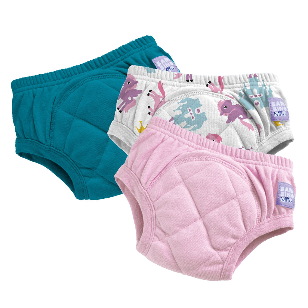 3 Pack Reusable Potty Training Pants in Pegasus Palace Mix - Enhanced Design - Baby&More