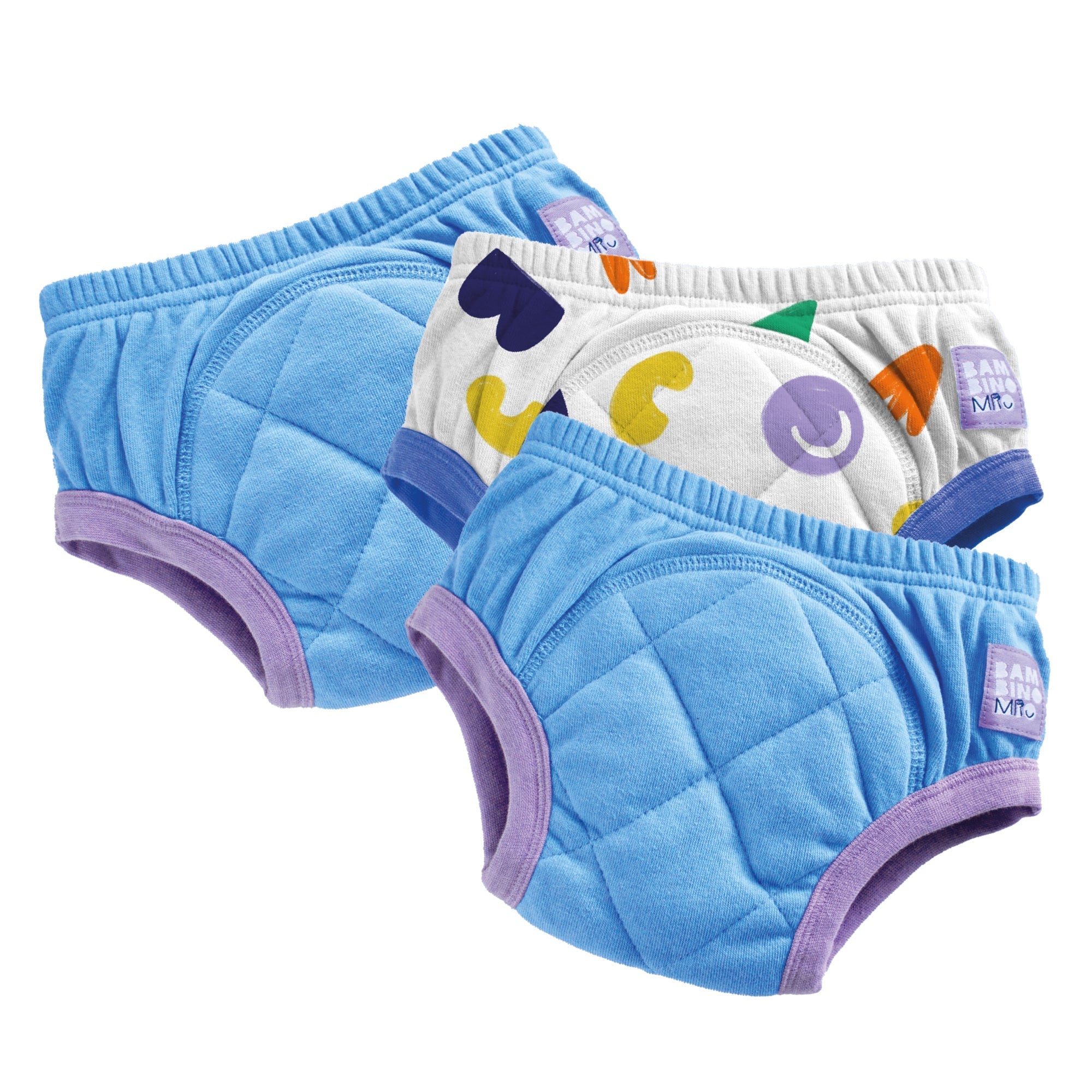 3 Pack Reusable Potty Training Pants in Pop Blue - Enhanced Design - Baby&More