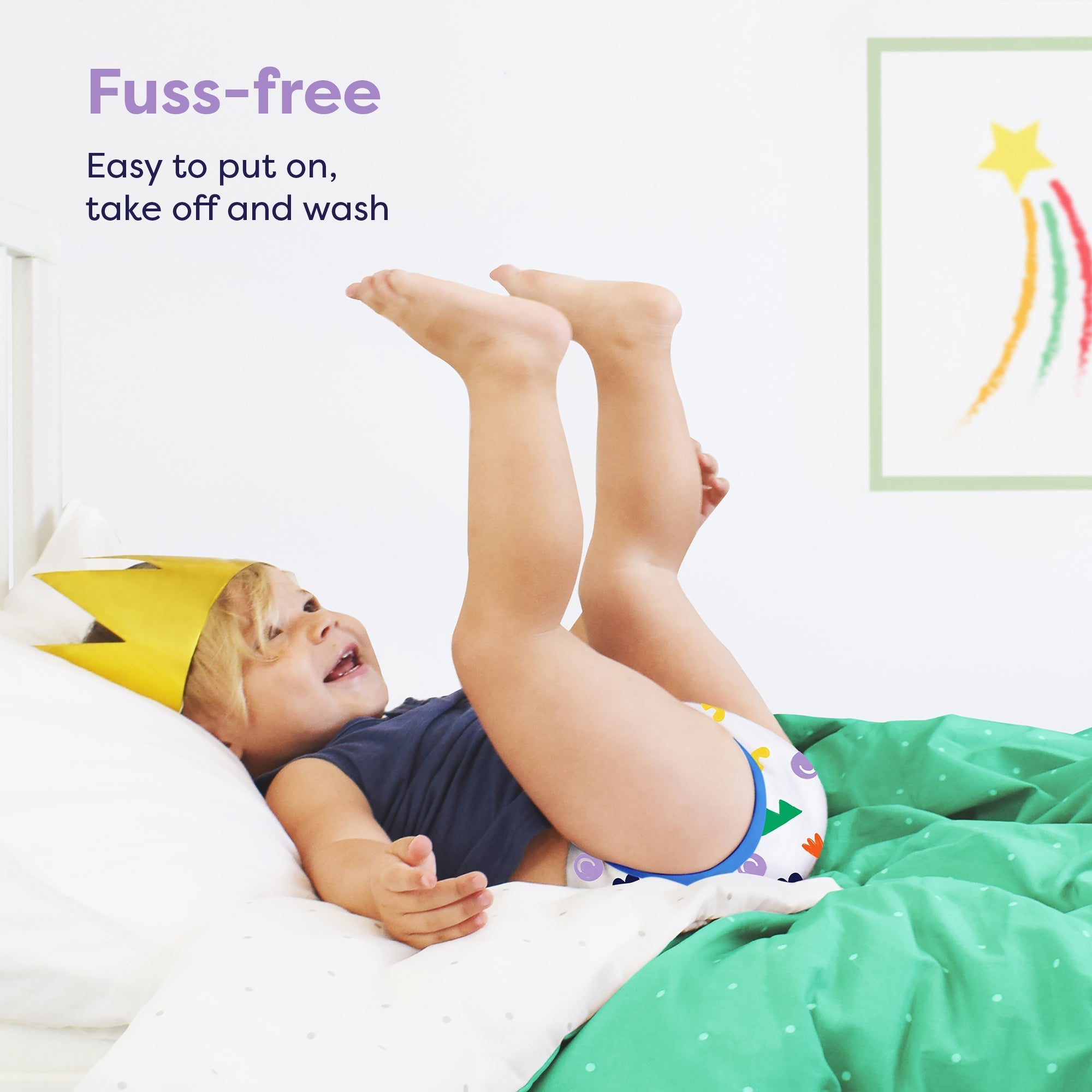 3 Pack Reusable Potty Training Pants in Pop Blue - Enhanced Design - Baby&More