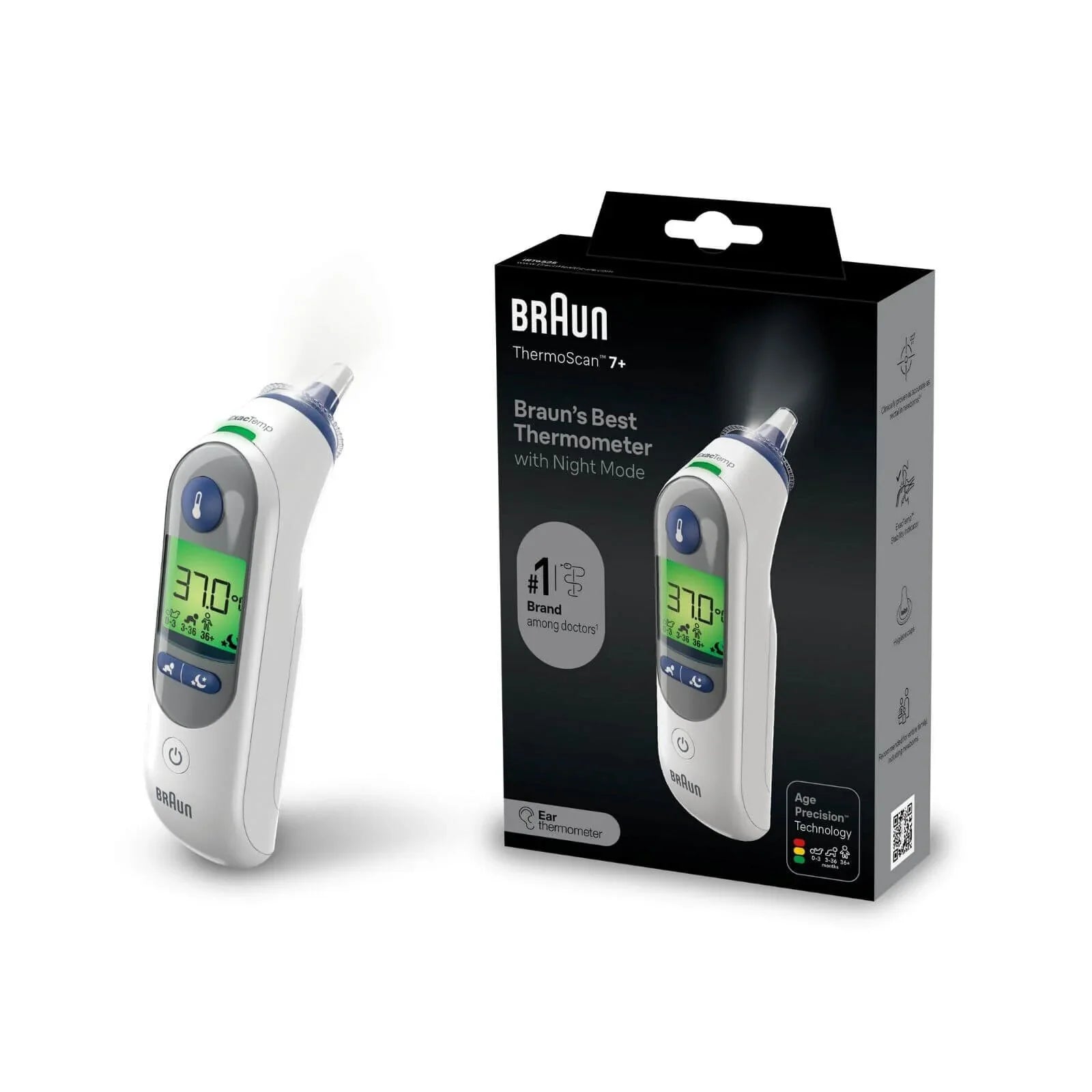 Braun IRT6525 ThermoScan 7+ Ear Thermometer