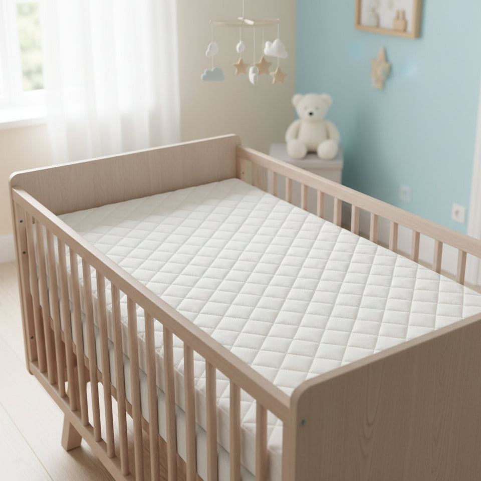 ForRest 2in1 Reversible Bamboo & Waterproof Cot / Cotbed Mattress