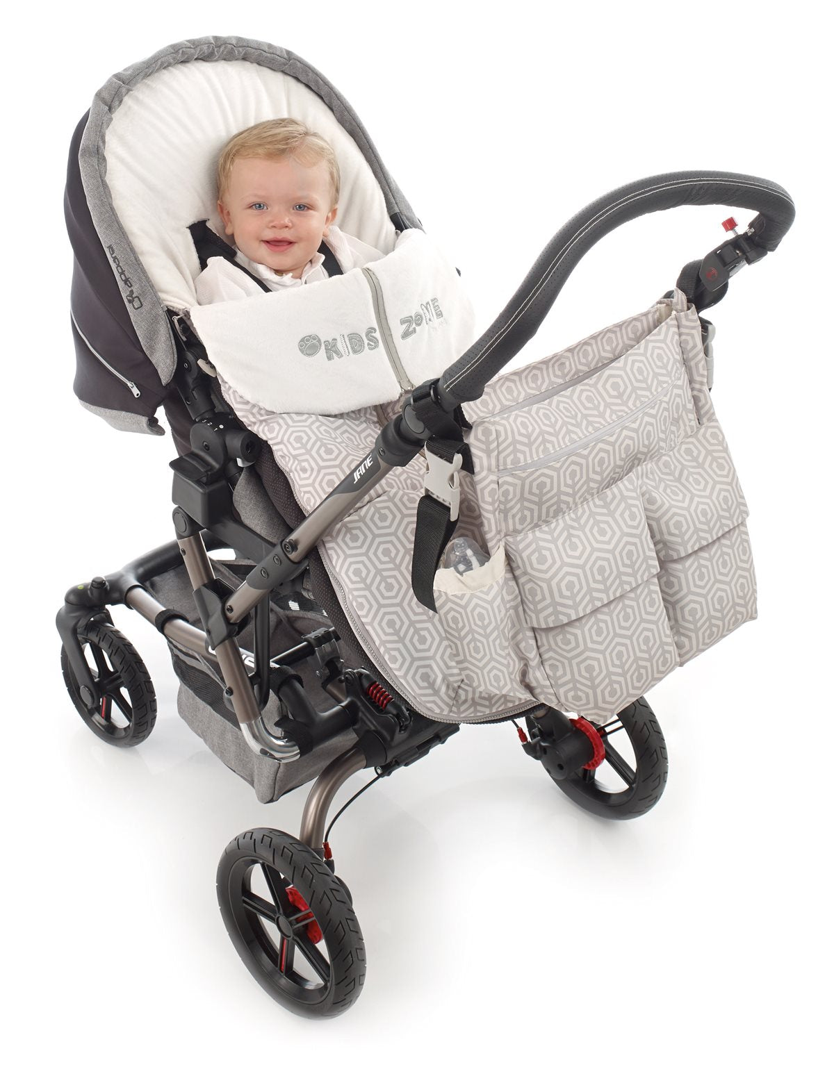 Jane Unisex Changing Bag – Organiser Bag with Changing Bag and Document Case