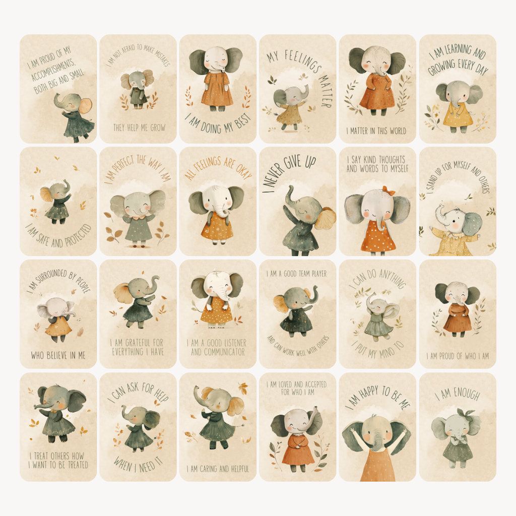 Little Goose Affirmation Cards for Bigger Kids