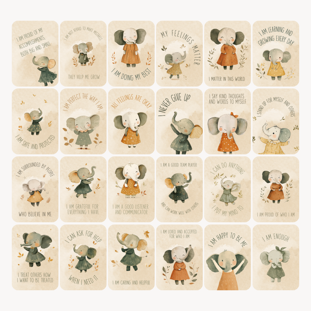 Little Goose Affirmation Cards for Bigger Kids