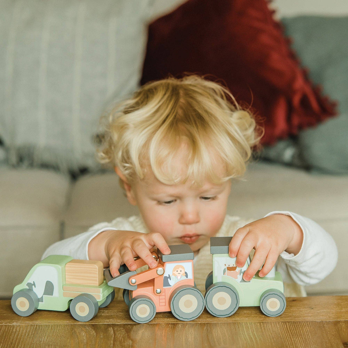 Orange Tree Toys - Wooden Tractor