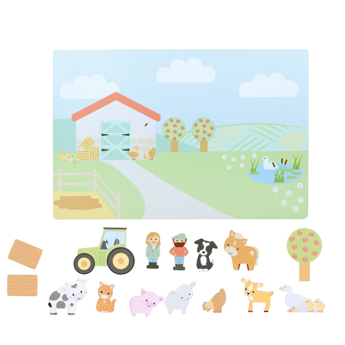 Orange Tree Toys - Farmyard Magnetic Picture Board