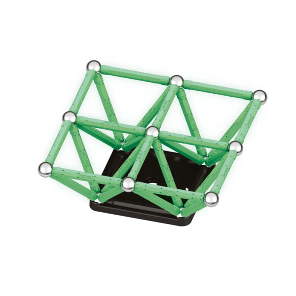 Geomag Glow Panels - 60 Piece Magnetic Construction Set