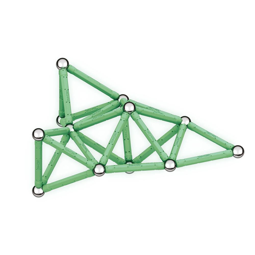 Geomag Glow Panels - 60 Piece Magnetic Construction Set