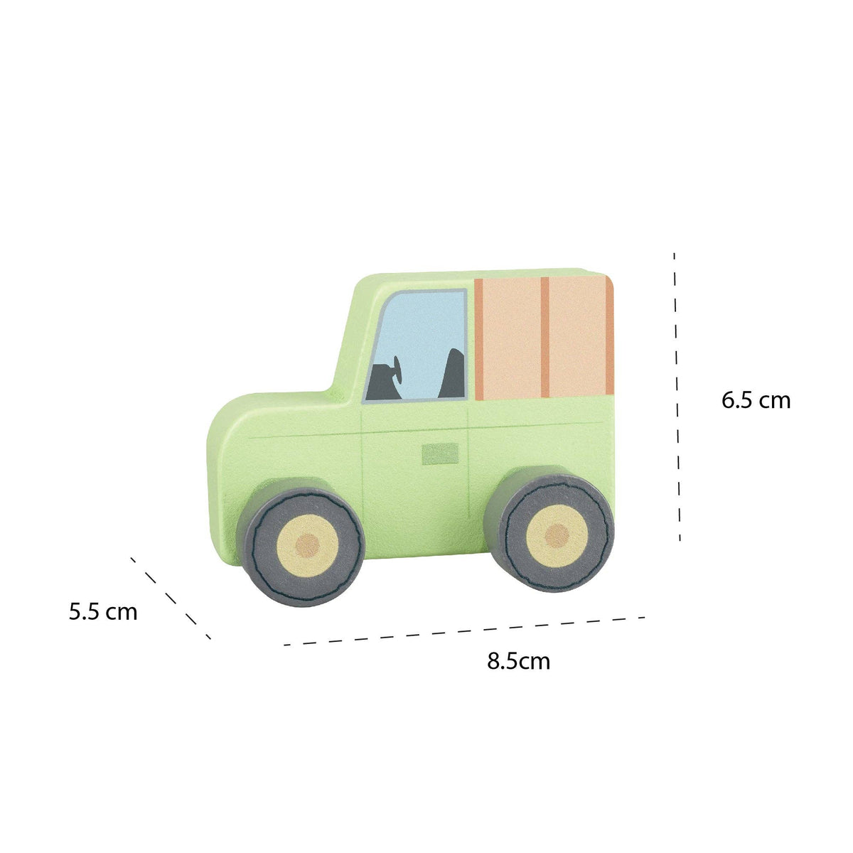 Orange Tree Toys - Farm 4x4 First Wooden Push Toy