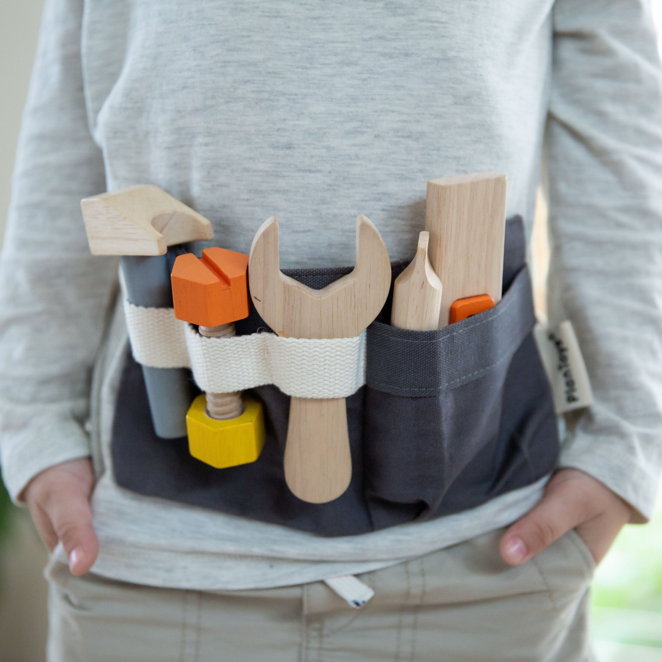 PlanToys Tool Belt with Wooden Tools