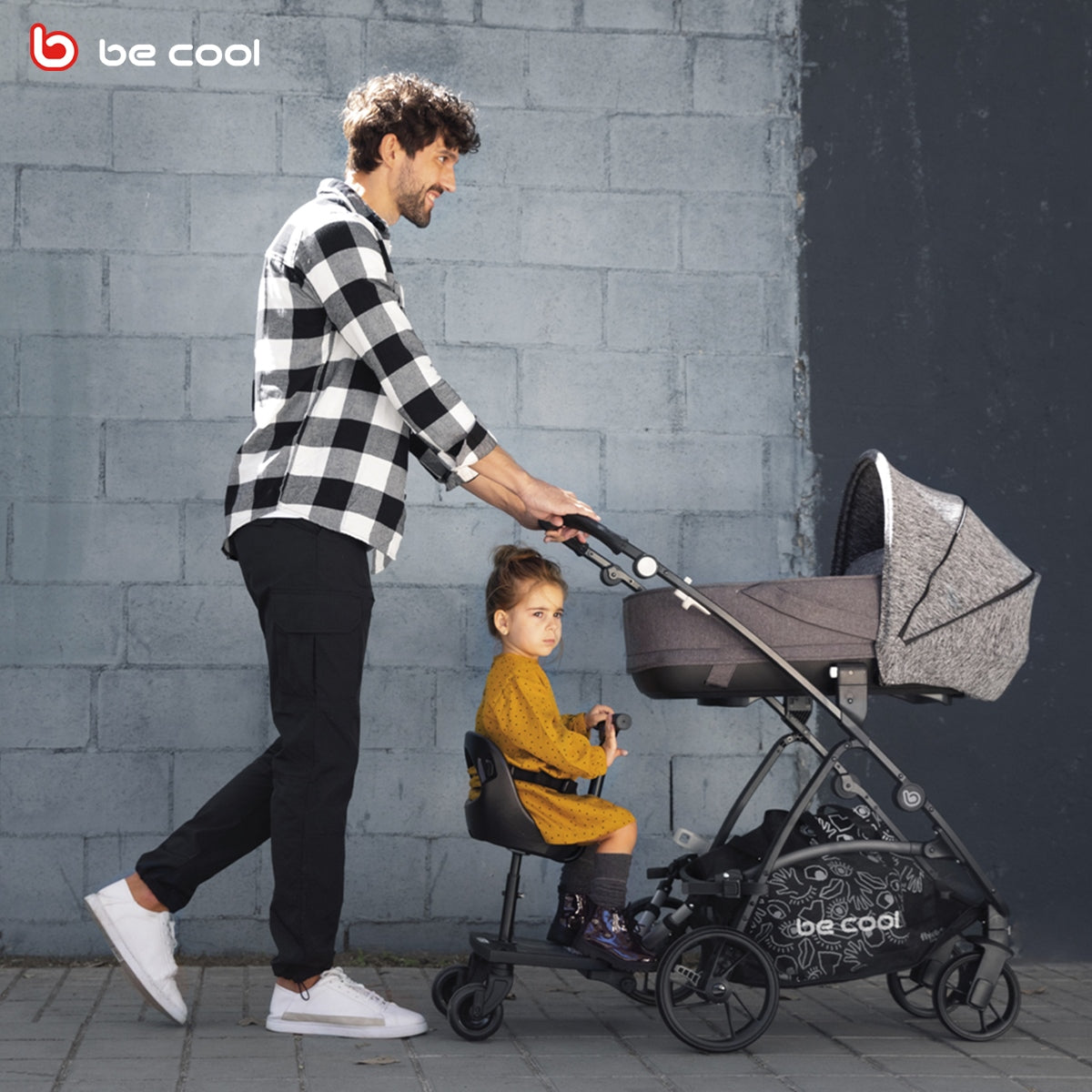 Be Cool Skate Universal Platform Buggy Board for Pushchair