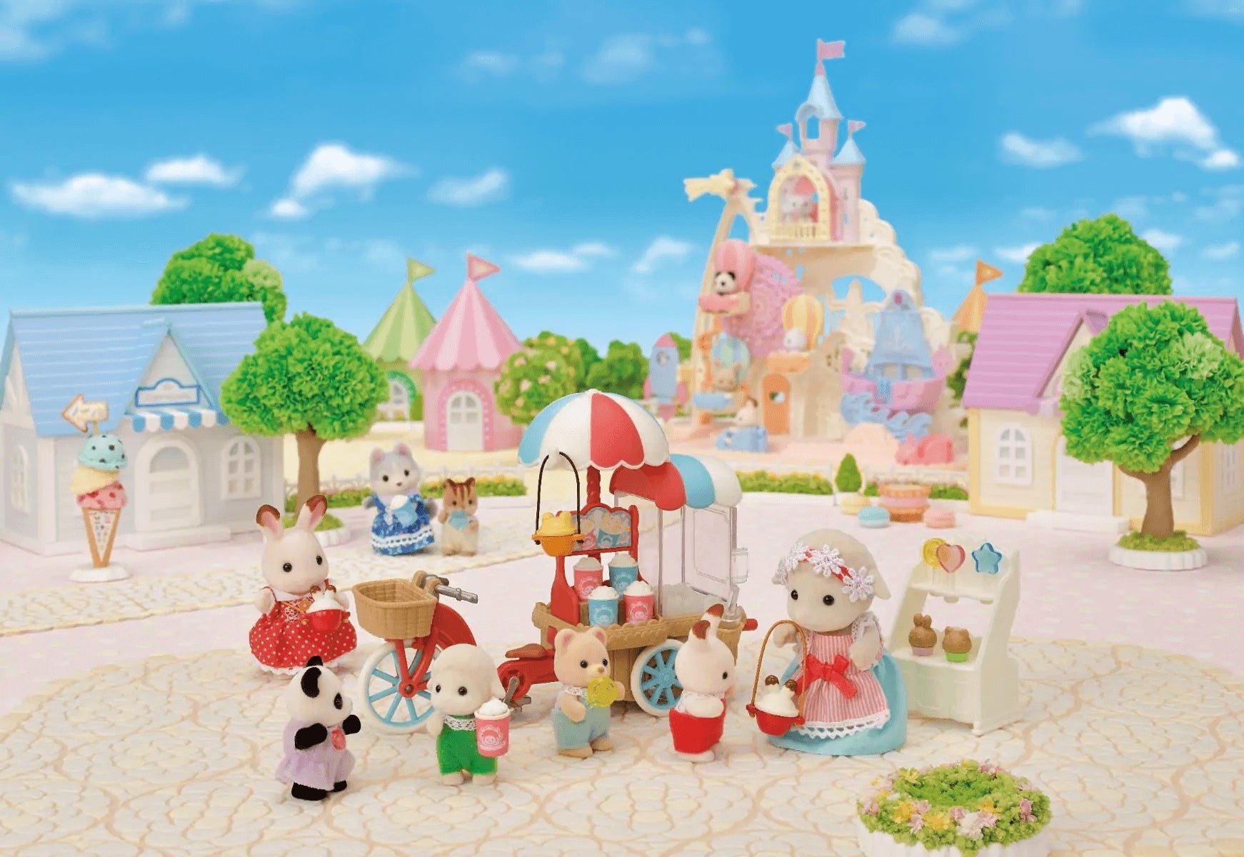 Sylvanian Families - Popcorn Delivery Trike