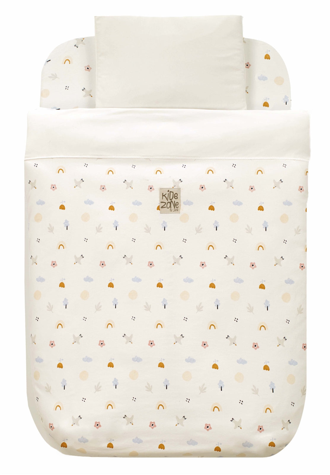 Jane 3 Piece Crib Bedding Set - Duvet Cover, Pillow Case & Sheet