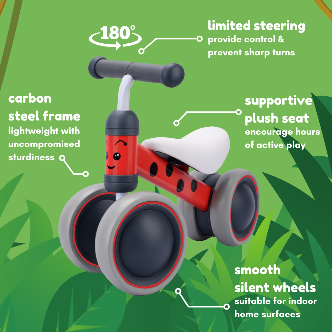Baby Balance Bike - Betty Ladybird