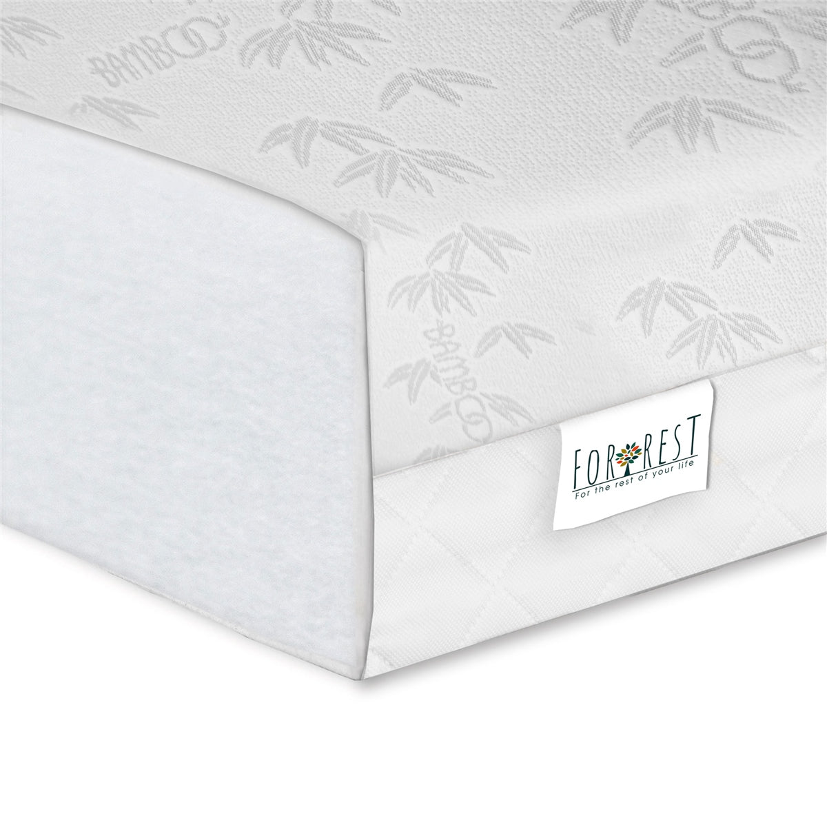 ForRest 2in1 Reversible Bamboo & Waterproof Cot / Cotbed Mattress