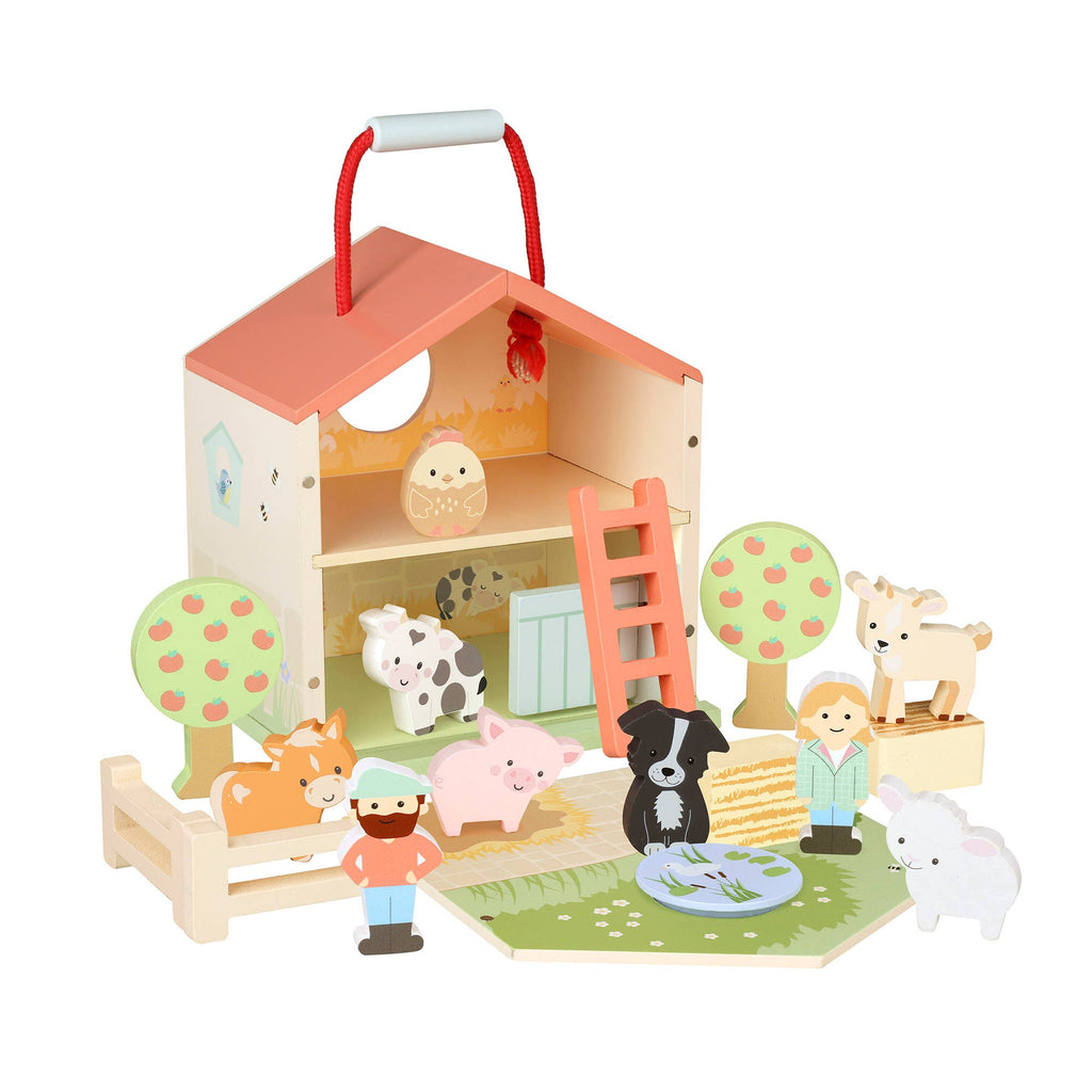 Orange Tree Toys - Farmyard Play Set