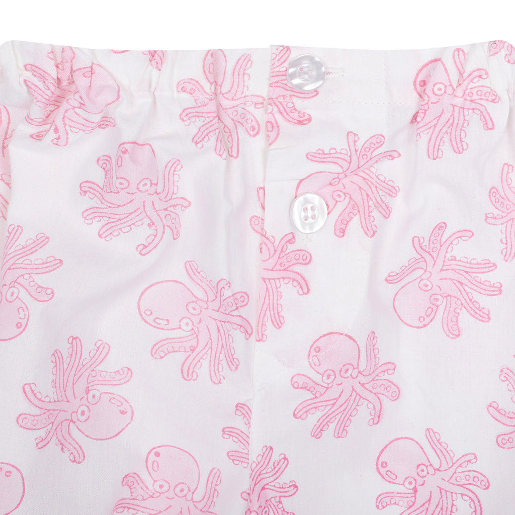 Moochic Children's Pyjamas - Pink Octopus