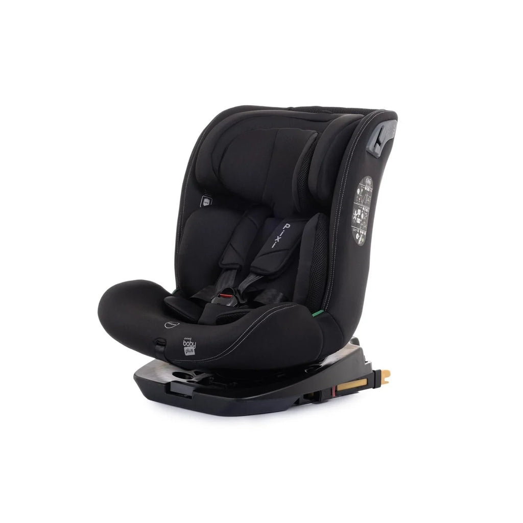 baby plus Pixi i-Size Group 0+/1/2/3 (Birth to 12 Years) Car Seat - Black
