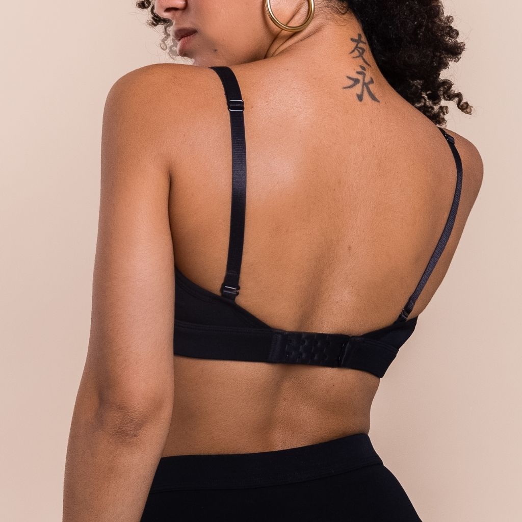 LESH - Anywhere Leakproof Nursing Bra - Black / Pink / Beige