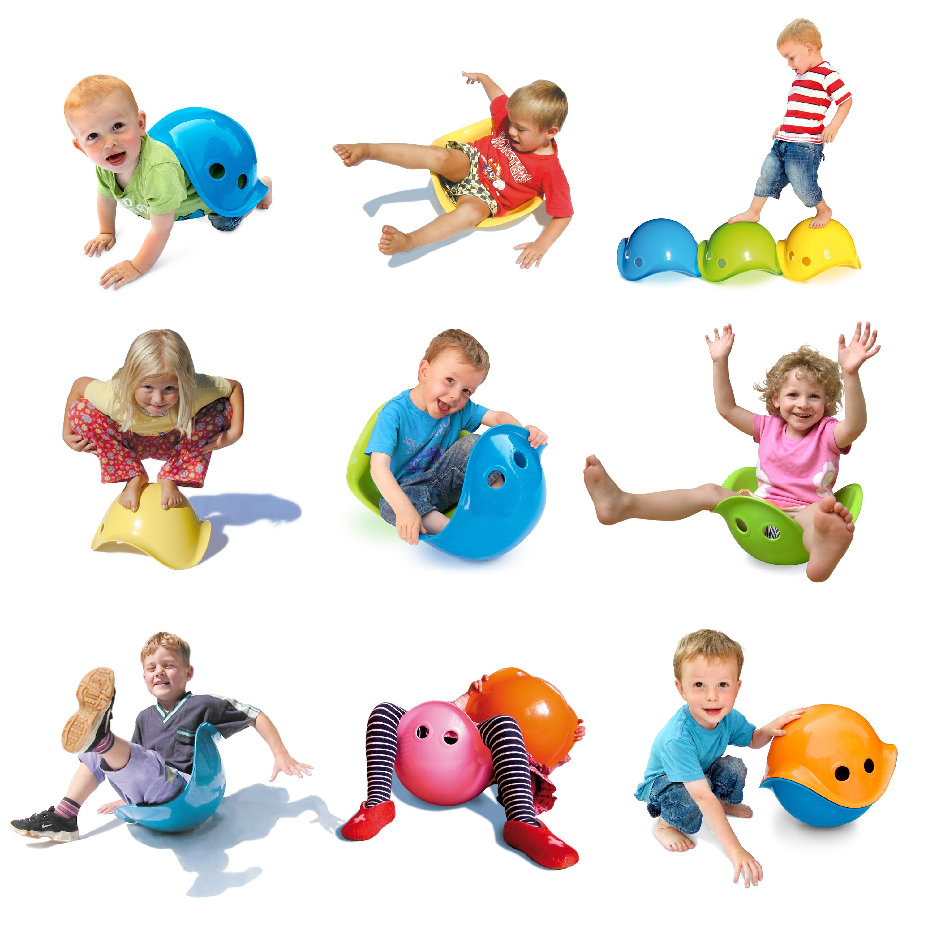 MOLUK Bilibo Red - Rocking & Spinning Toy