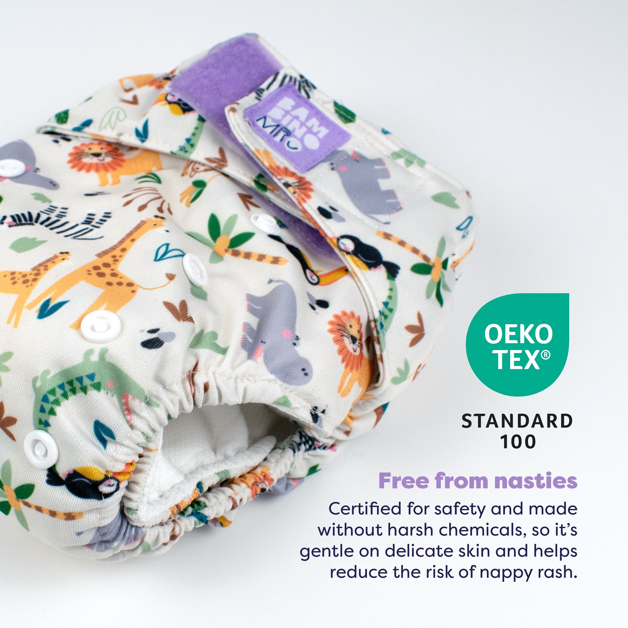 Revolutionary Try-Me-Trio Reusable Nappy Bundle - Wild Life