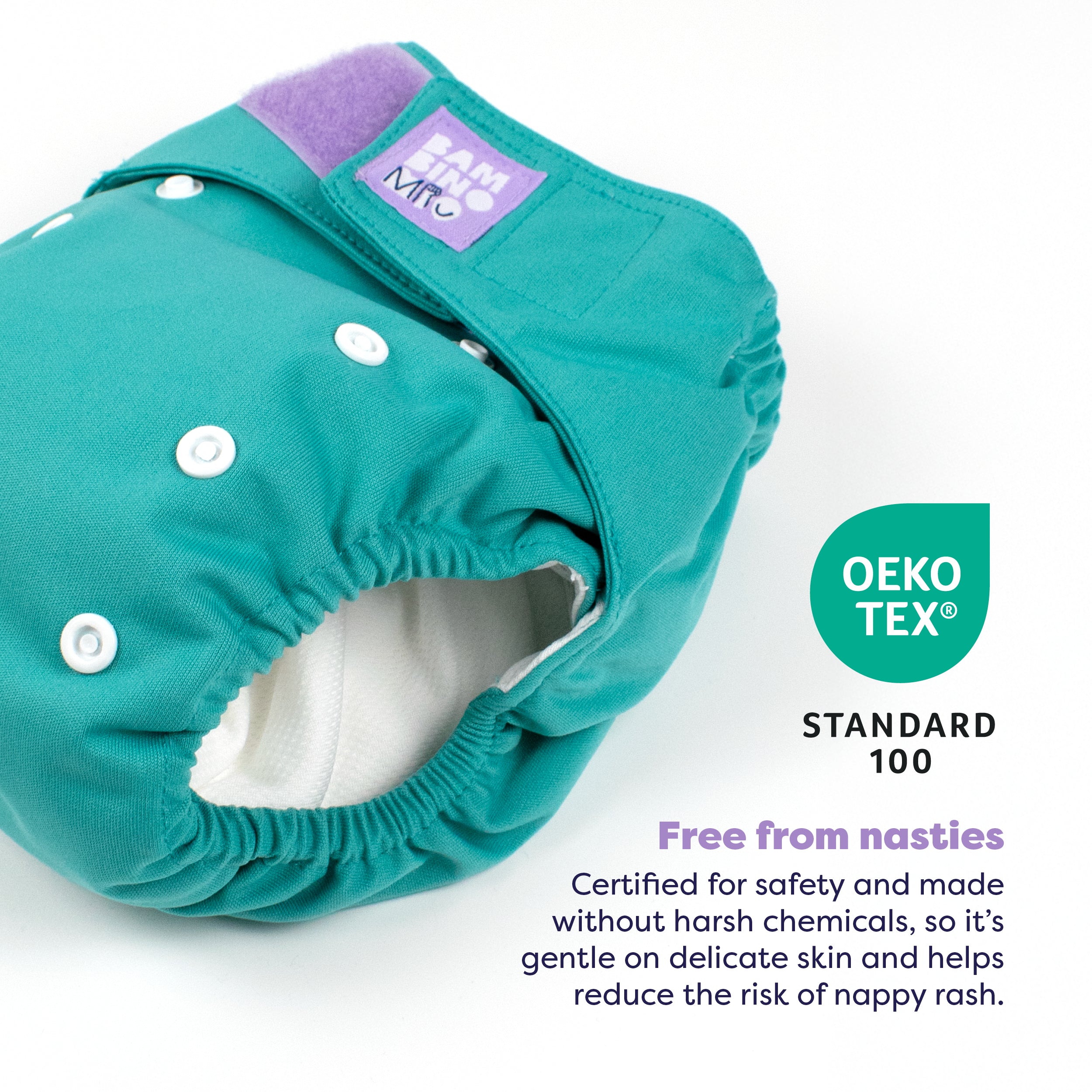 Bambino Mio Revolutionary Reusable Nappy - Teal