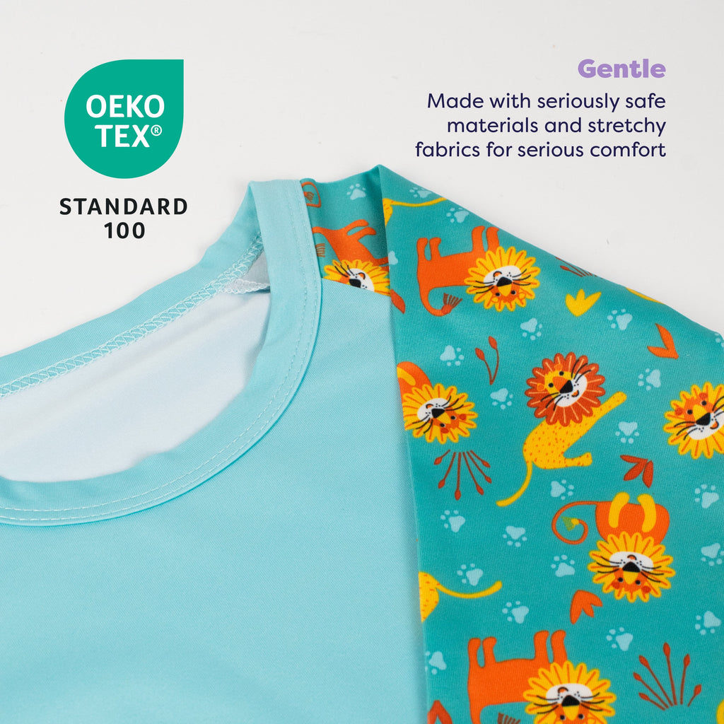 Bambino Mio UPF 40+ Soft and Gentle Protective Swim Rash Vest - Cool Cats