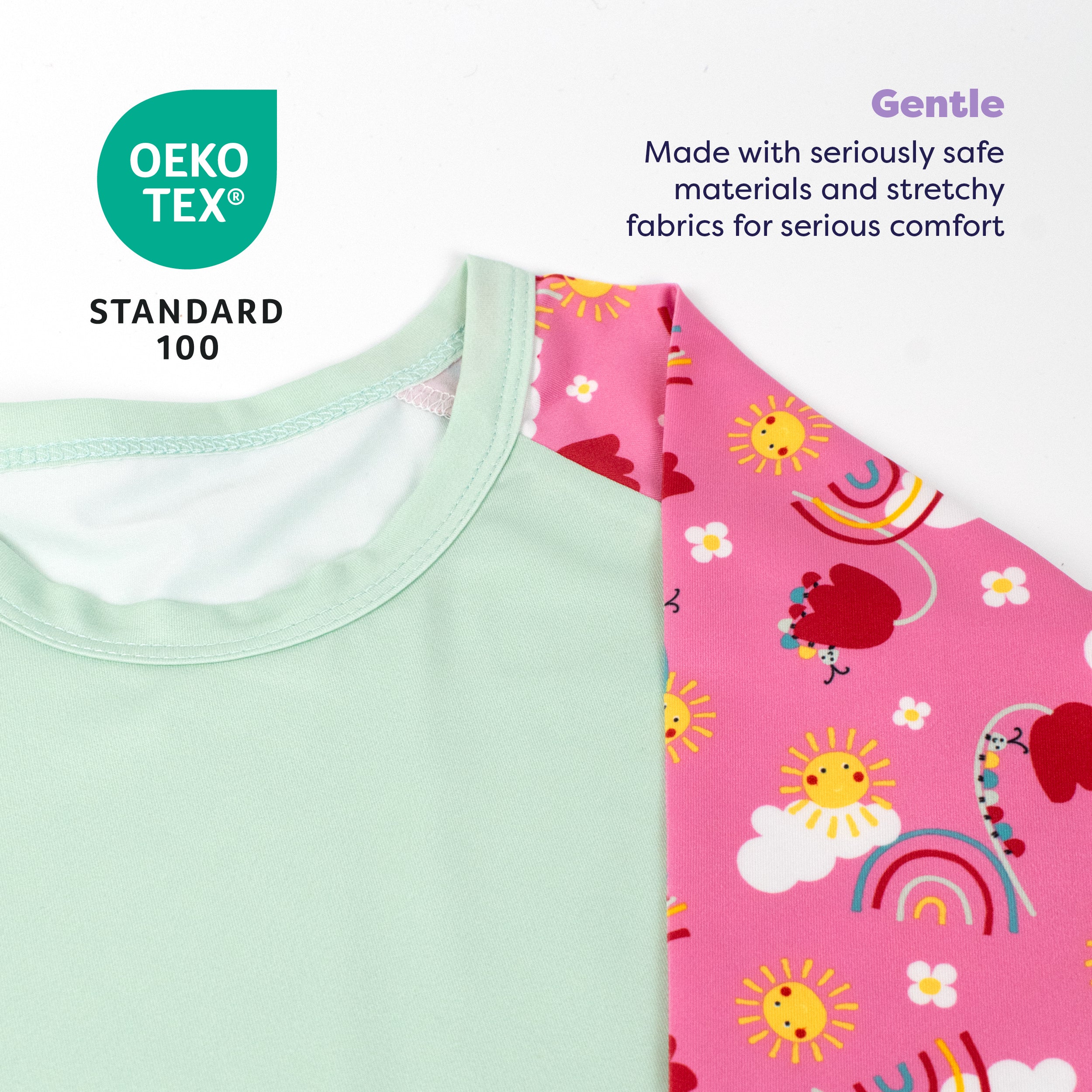 Bambino Mio UPF 40+ Soft and Gentle Protective Swim Rash Vest - Happy Days