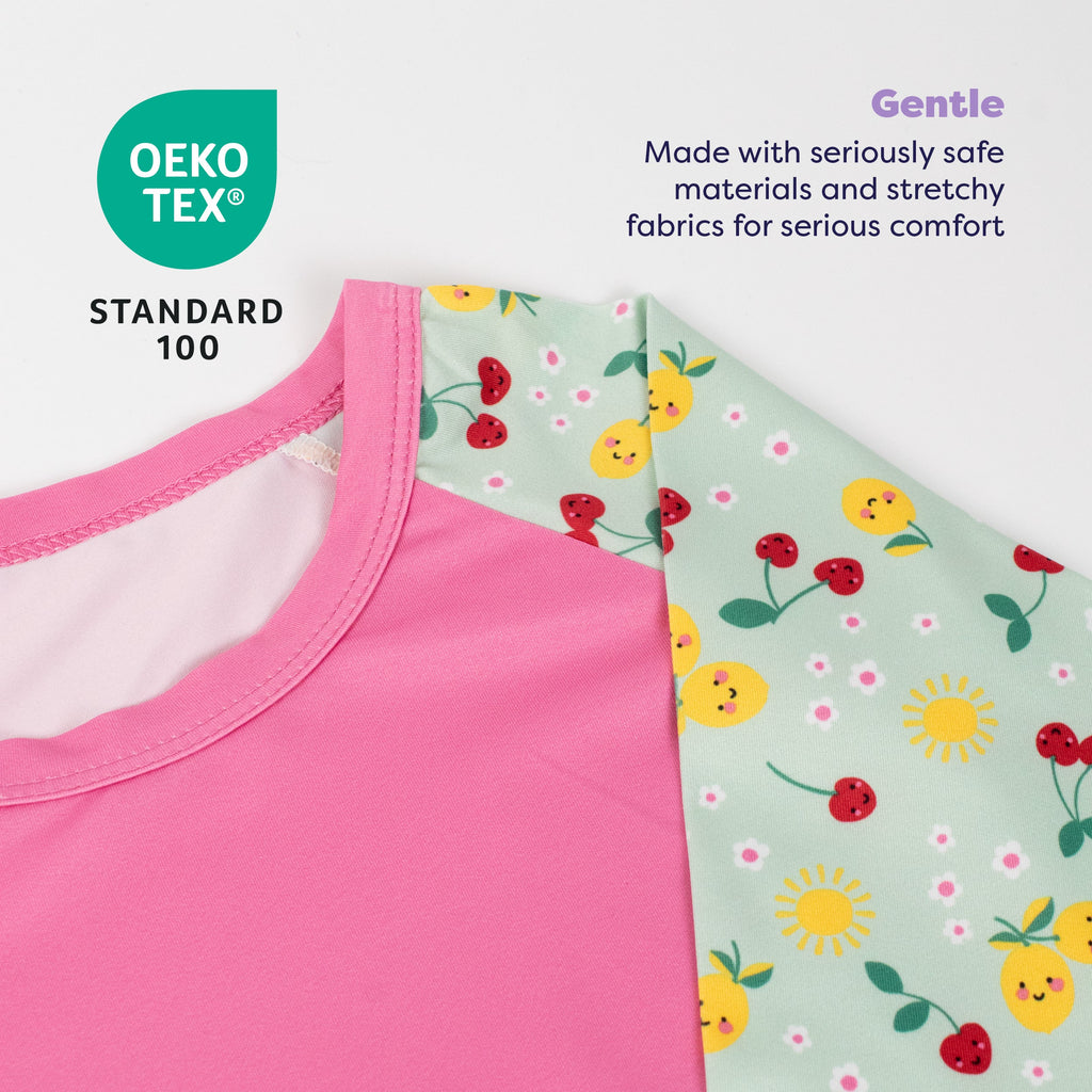 Bambino Mio UPF 40+ Soft and Gentle Protective Swim Rash Vest - Juicy Fruit