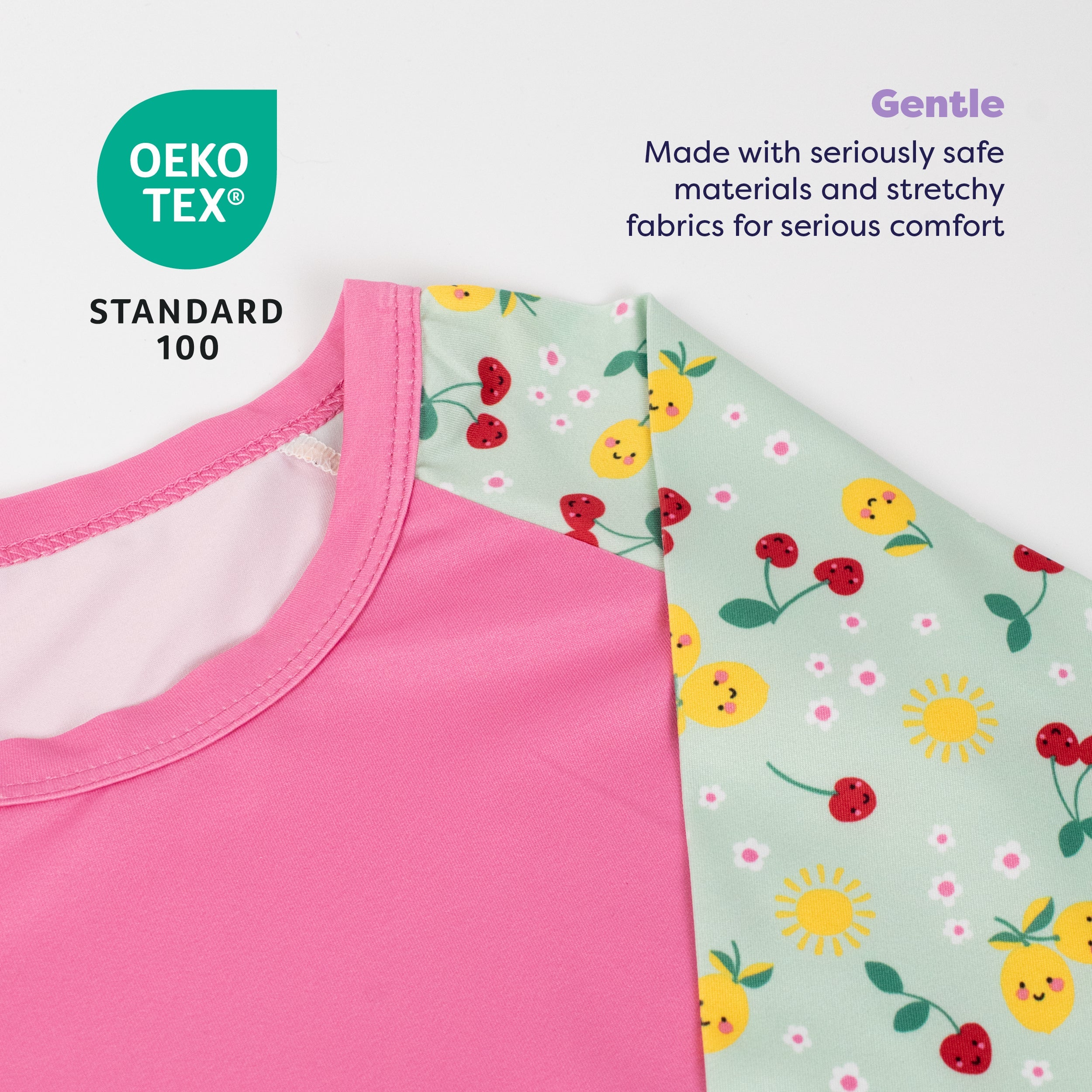 Bambino Mio UPF 40+ Soft and Gentle Protective Swim Rash Vest - Juicy Fruit