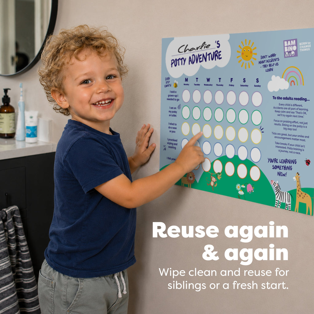 Bambino Mio Potty Training Progress Chart