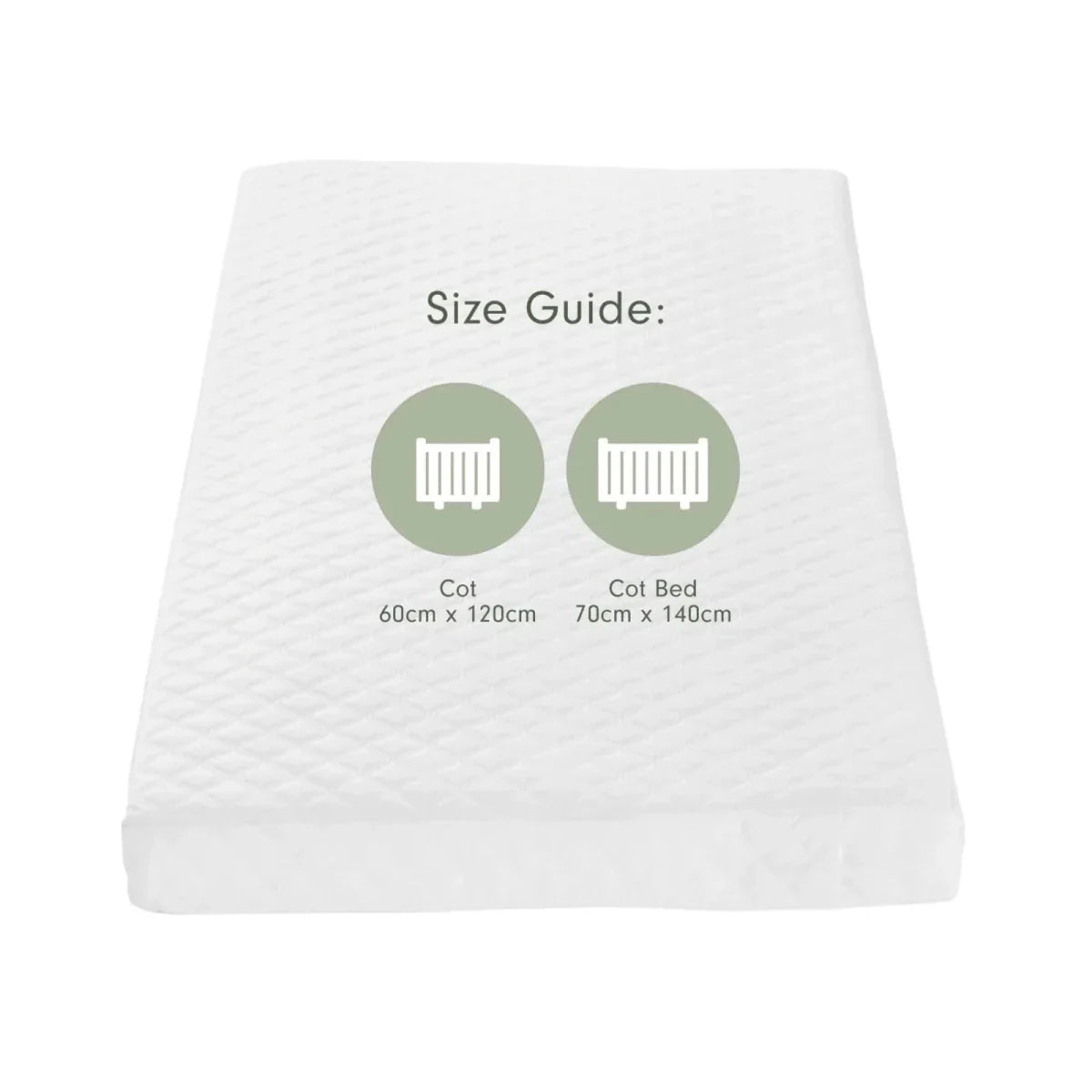 Tutti Bambini Sprung Cot Bed Mattress - 70 x 140cm