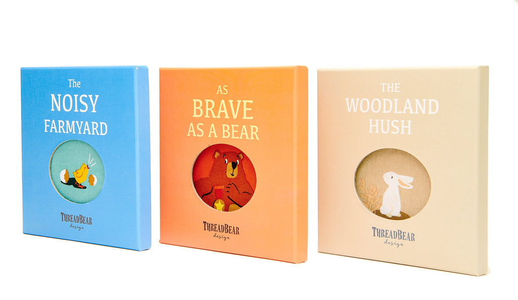 ThreadBear Design The Woodland Hush Rag Book