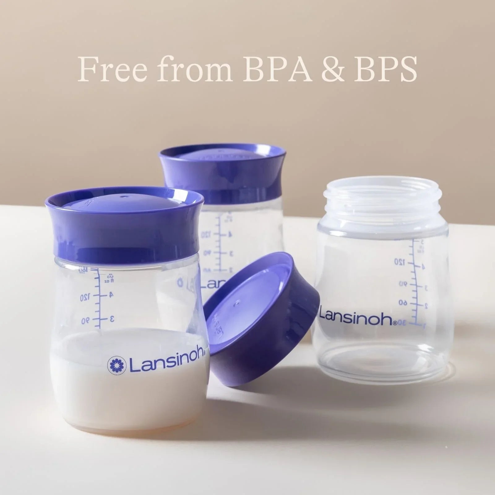 Lansinoh Breastmilk Storage Bottles - Pack of 4