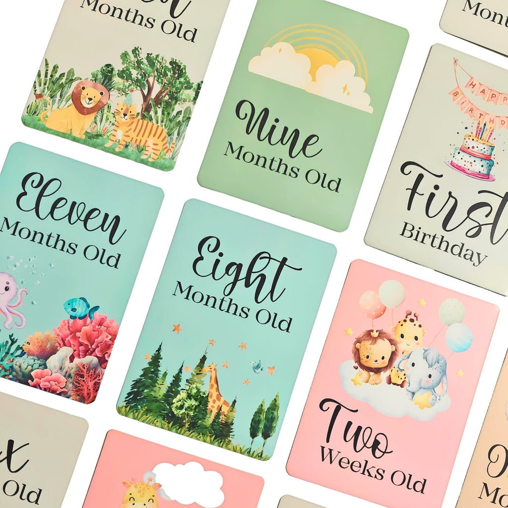 40 Baby Milestone Cards - First Year Memories - Baby&More