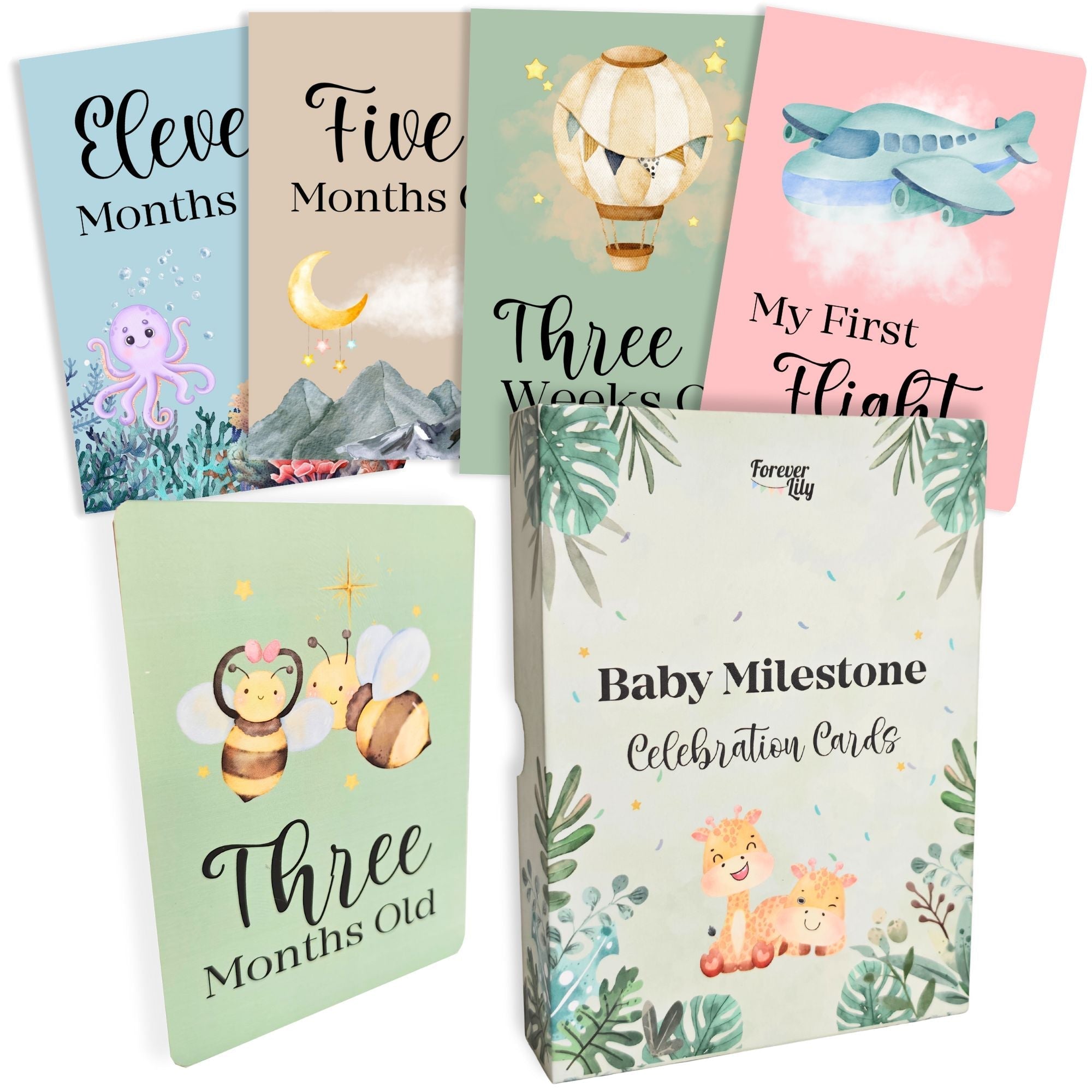 40 Baby Milestone Cards - First Year Memories - Baby&More