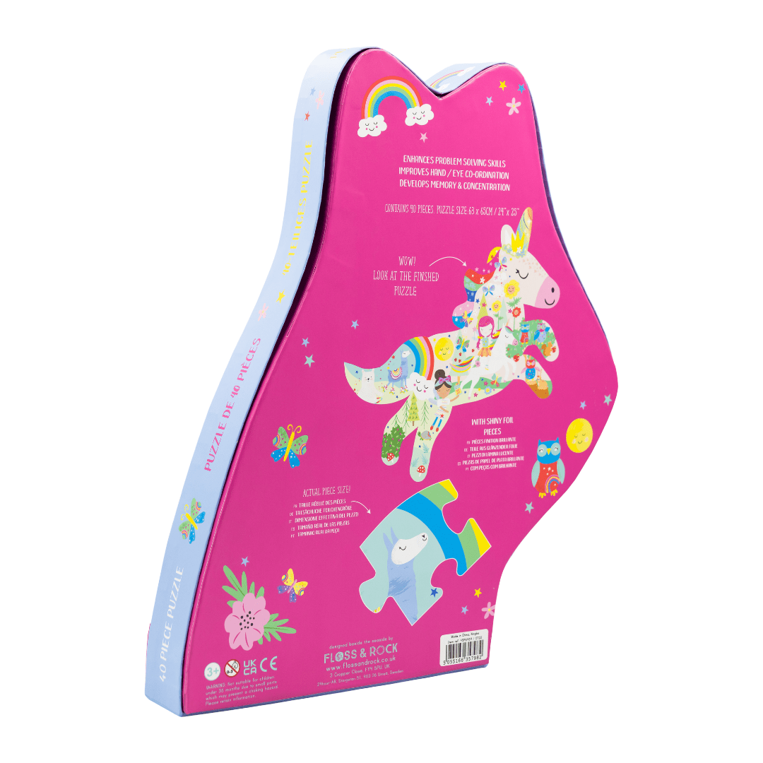 40 Piece Jigsaw - Rainbow Fairy Unicorn - Baby&More